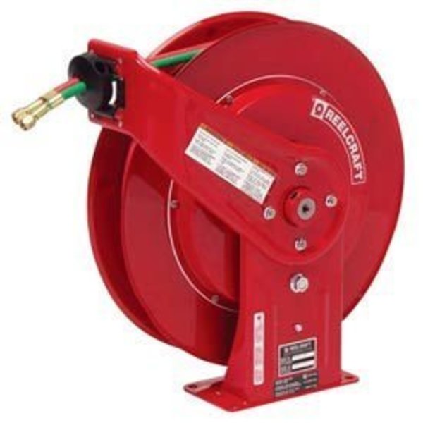 Reelcraft Reelcraft TW7460 OLP 1/4"x 60' 200 PSI Spring Retractable Welding Cable Reel TW7460 OLP
